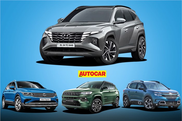 Hyundai Tucson vs rivals specifications comparison